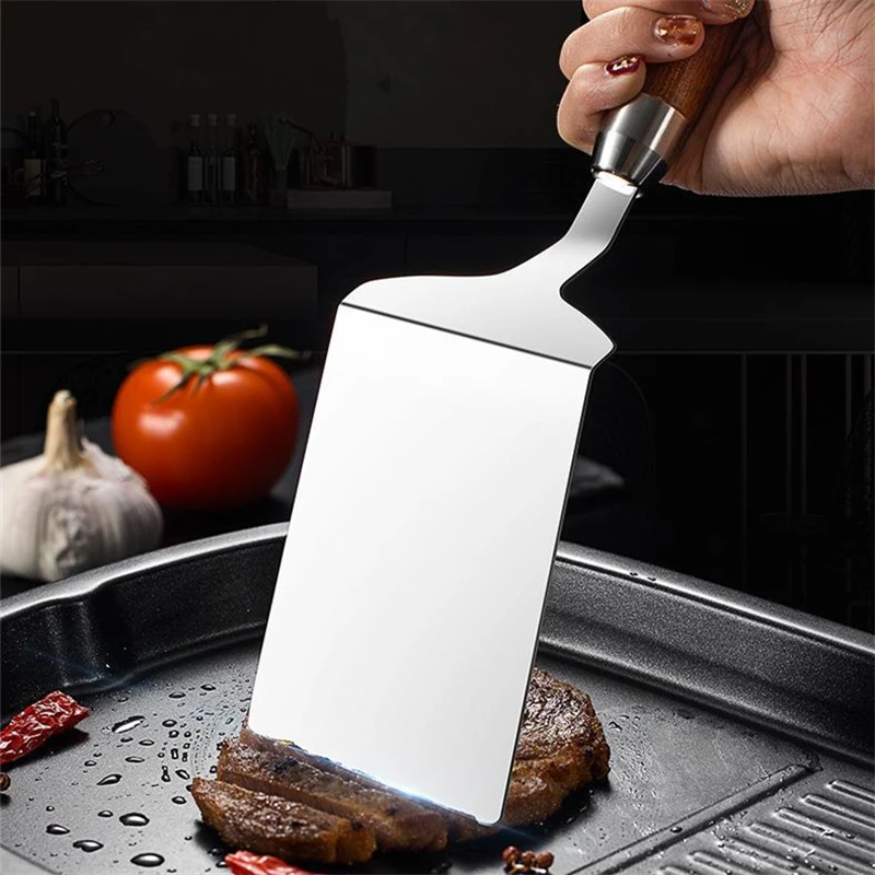Stainless Steel Square Head St - Okonomiyaki Spatula 评论和价格