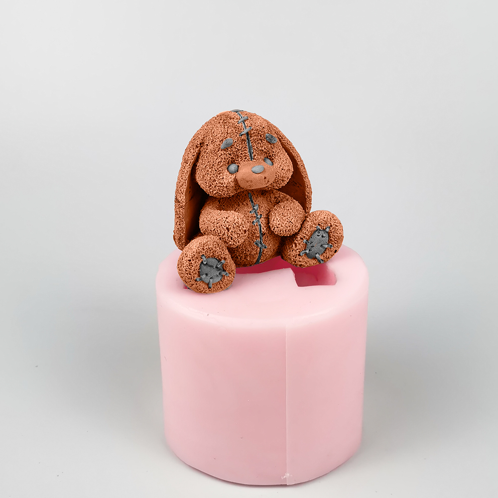 Silicone Mold 3D Cute Cartoon  - Bunny Cake Mold 评论和价格