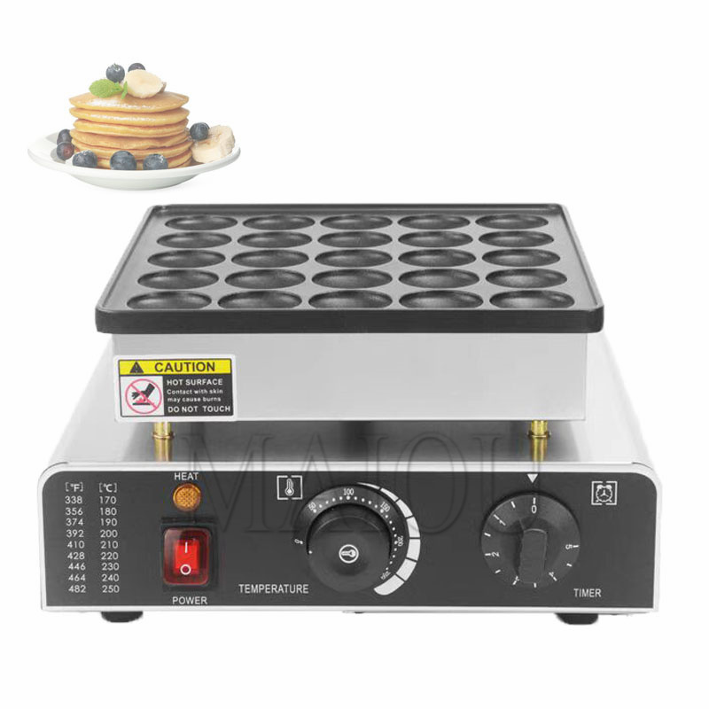 25 Holes  Pancake Machine 900W - Mini Pancake Griddle 评论和价格