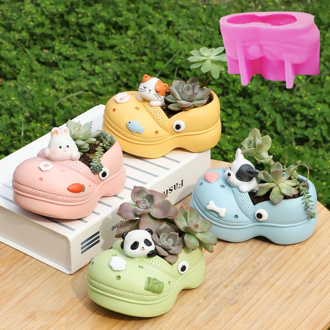 3D Animal Slippers Succulent P - Potsticker Mold 评论和价格