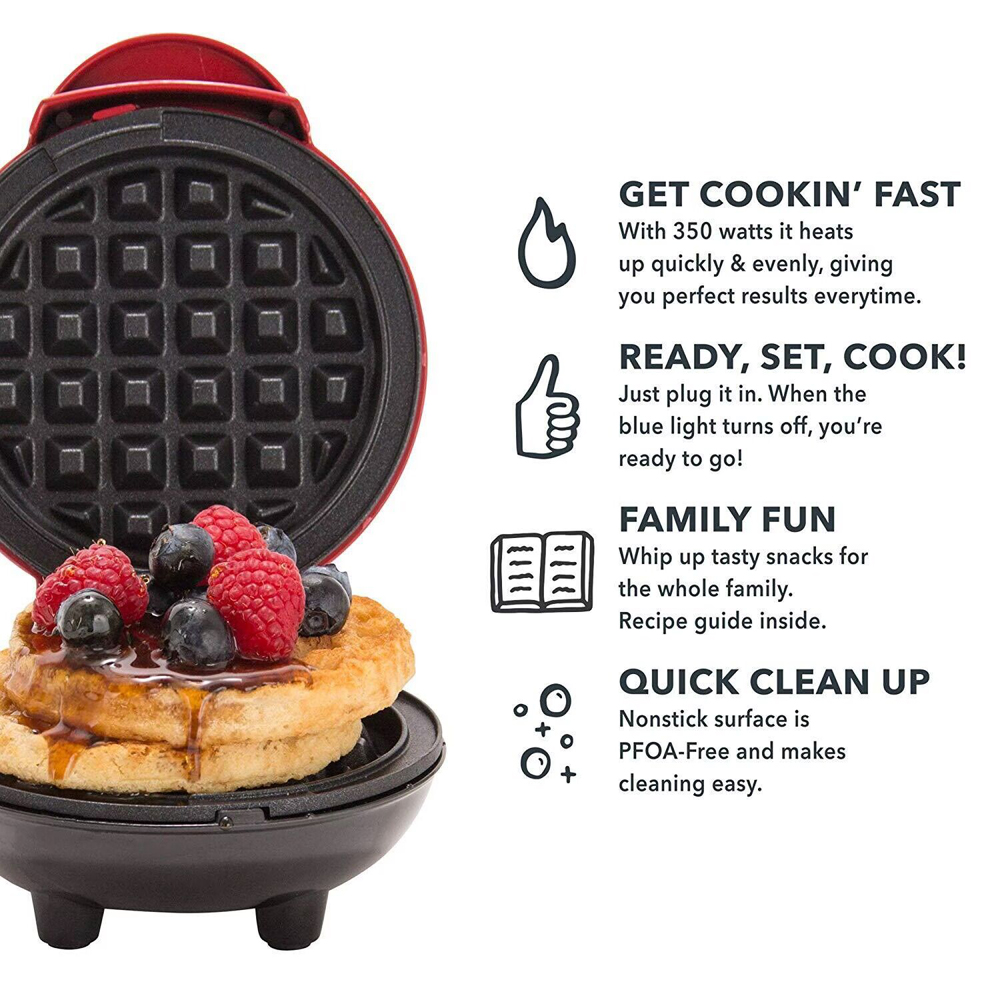 Mini Waffle Maker Bubble Egg C - Egg Waffle Pan 评论和价格