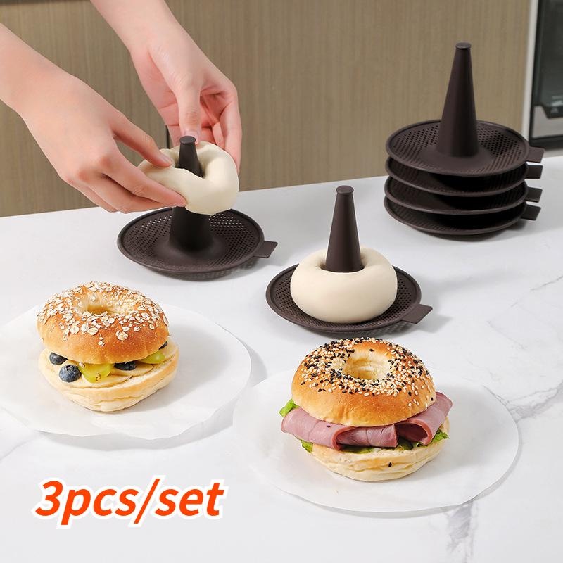 3Pcs/Set Donut Silicone Baking - Donut Mold Silicone 评论和价格