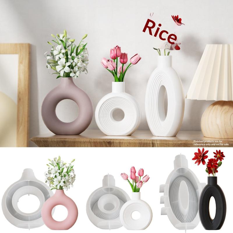 Nordic Donut Shape Vase Silico - Donut Mold Silicone 评论和价格