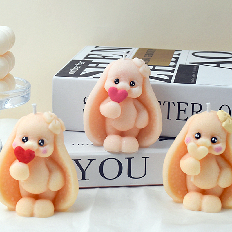 3D Long-eared Rabbit Silicone  - Bunny Cake Mold 评论和价格
