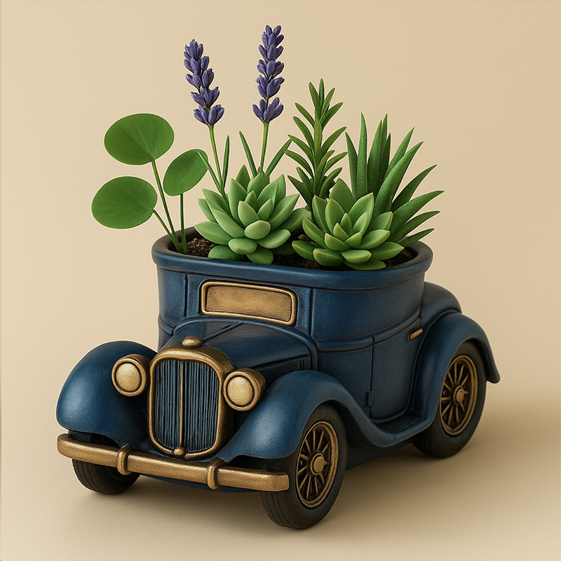 3D Vintage Bus Car Succulent P - Potsticker Mold 评论和价格
