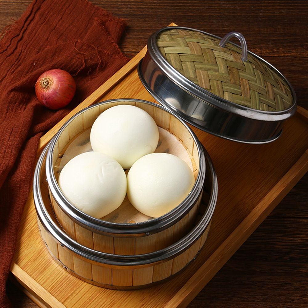 Dim Sum Bao Buns Bamboo Lid St - Bao Steamer Bamboo 评论和价格