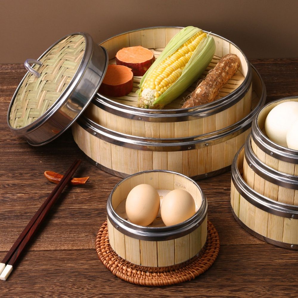 Dim Sum Bao Buns Bamboo Lid St - Bao Steamer Bamboo 评论和价格