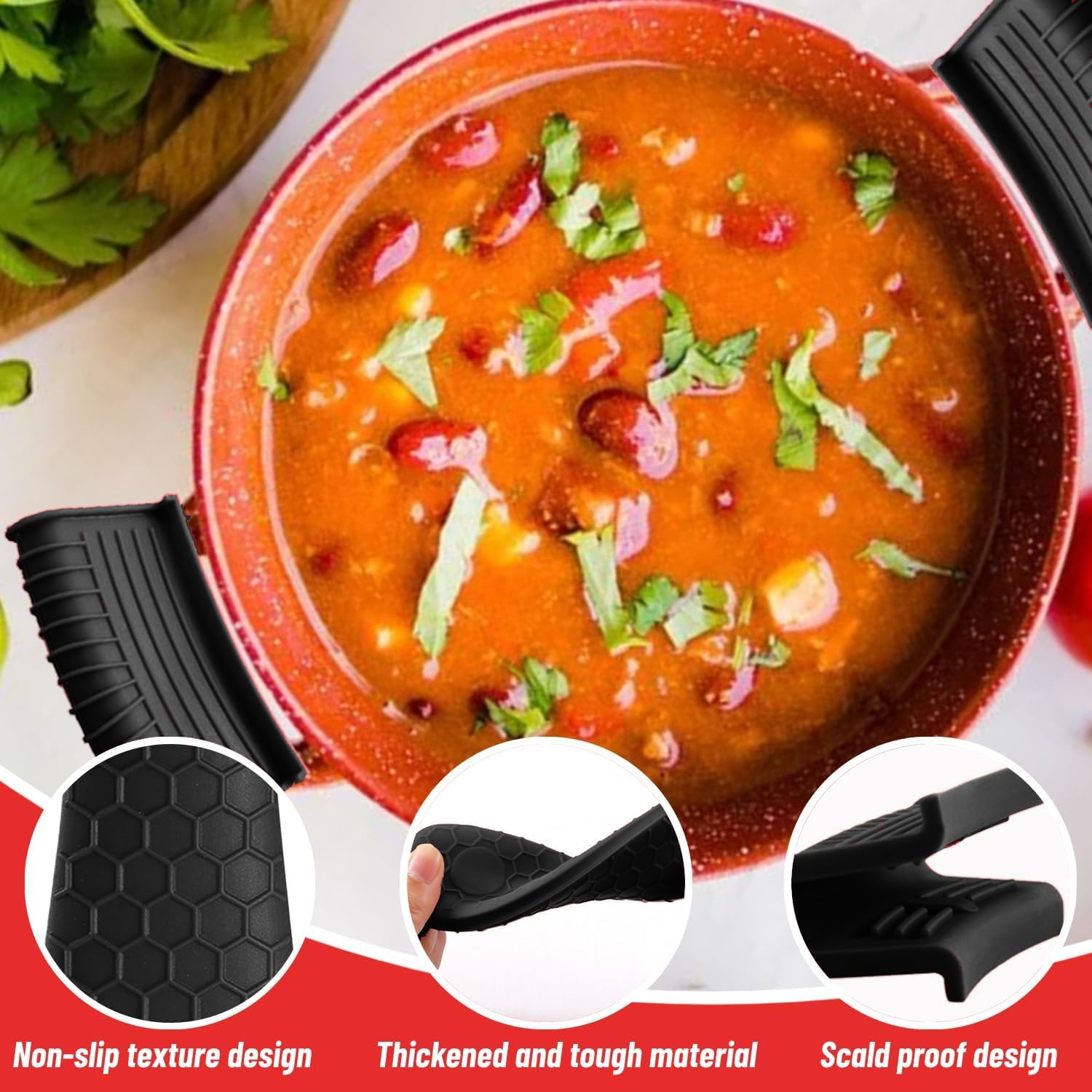 Silicone Heat-Resistant Handle - Cast Iron Corn 评论和价格