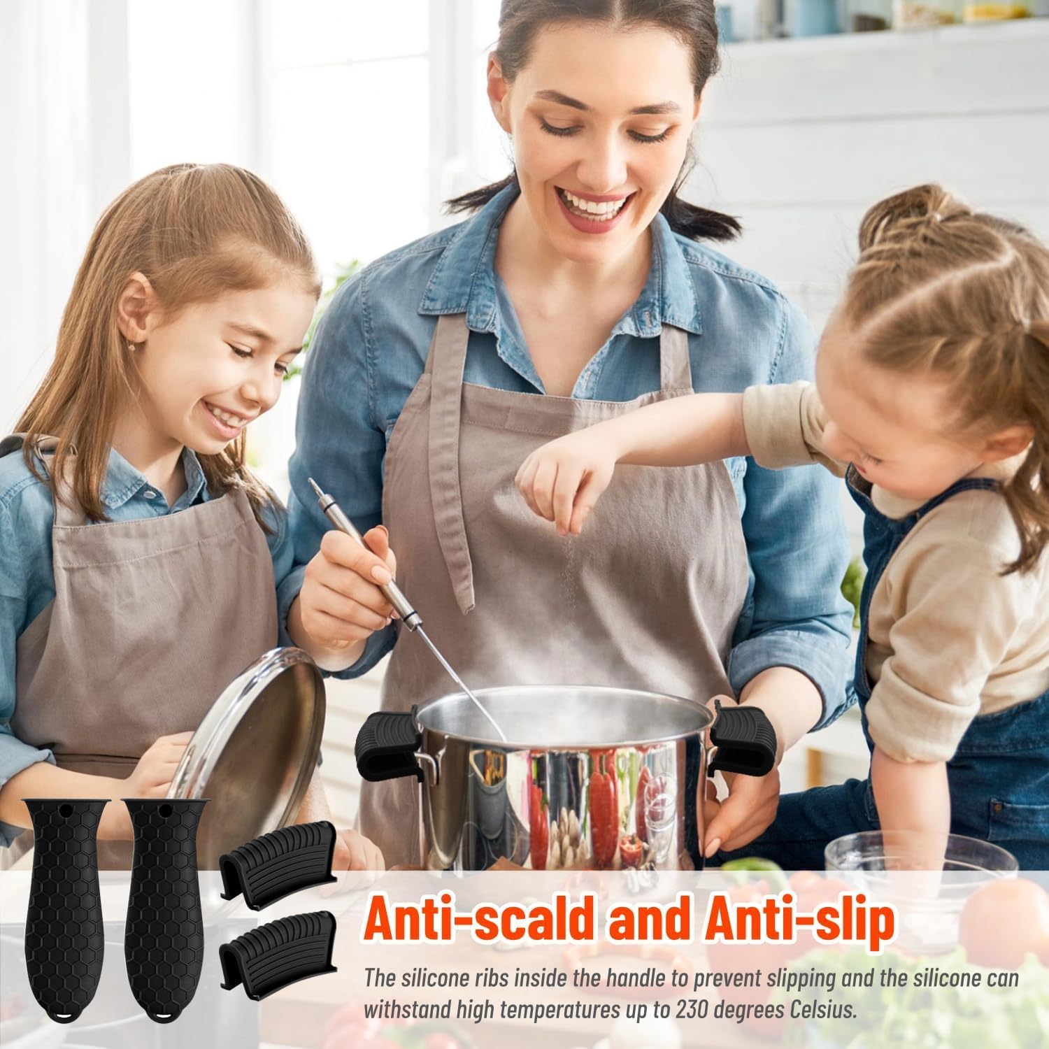 Silicone Heat-Resistant Handle - Cast Iron Corn 评论和价格