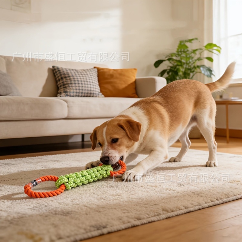 Pet toy cotton rope double-rin - Corn Dog Stick 评论和价格