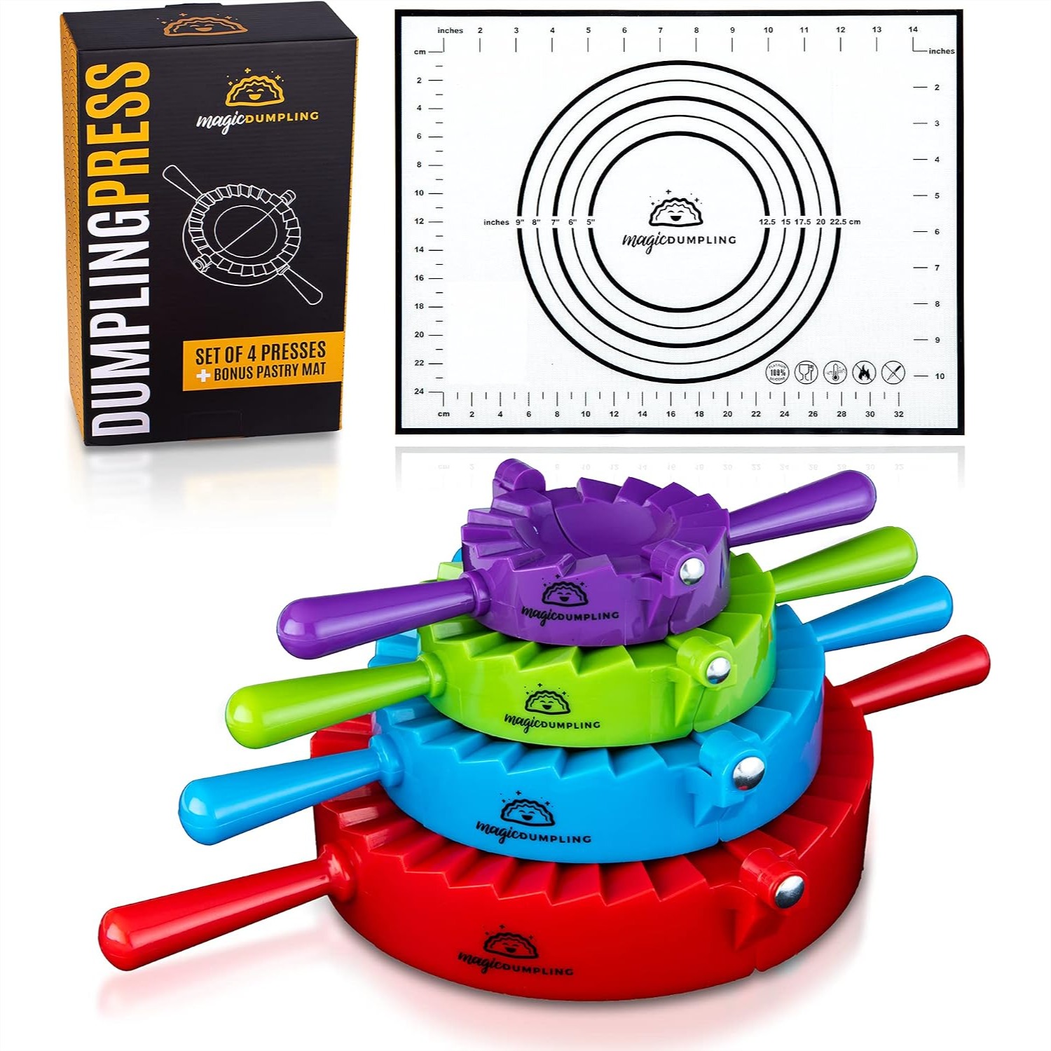 Dumpling Maker Kit, Set of 4 - - Momo Mold Press 评论和价格