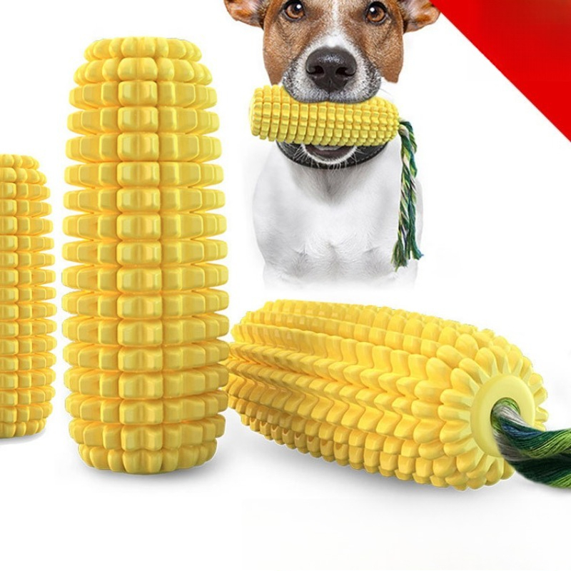 Squeaky Corn Dog Toothbrush Ch - Corn Dog Stick 评论和价格