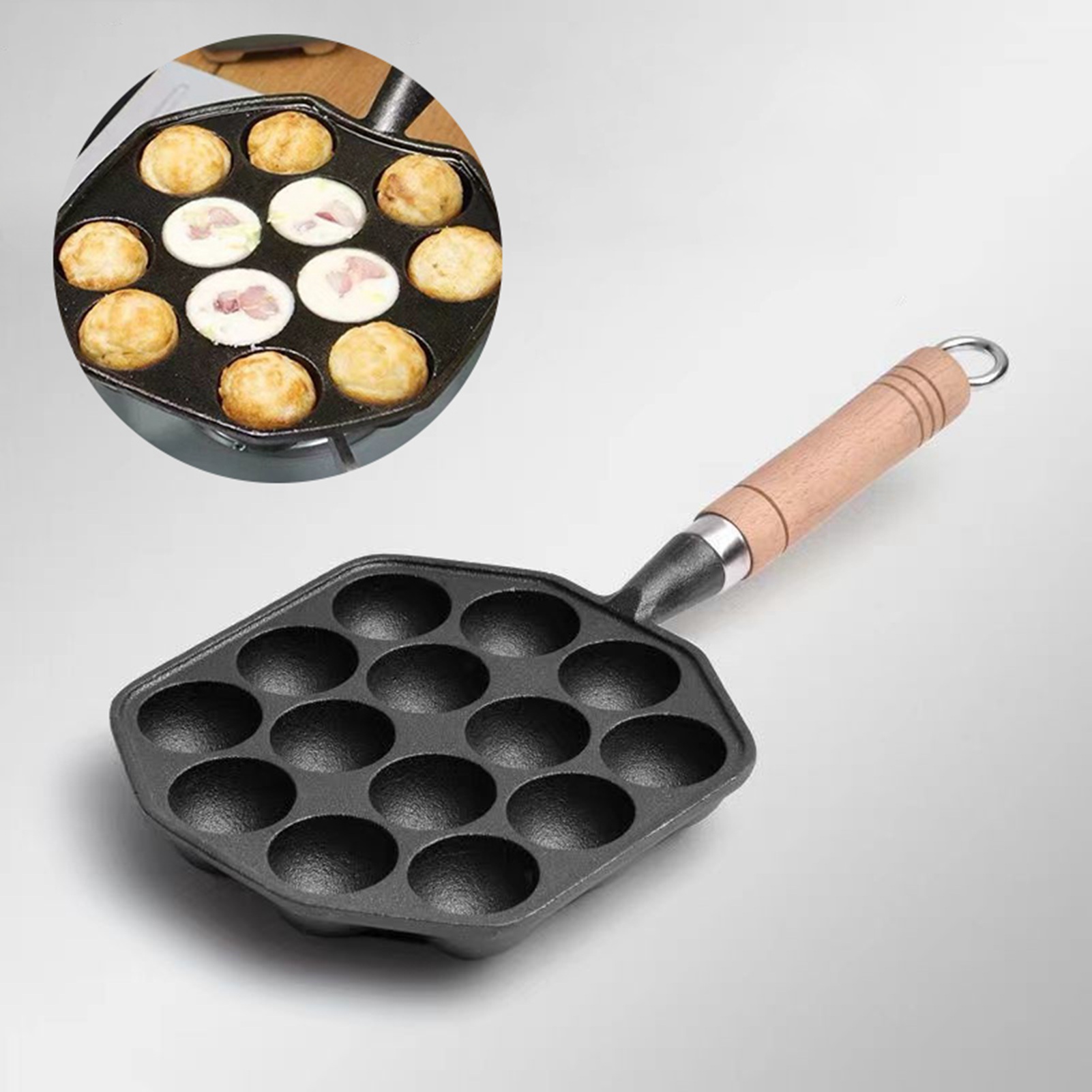 14 Holes Takoyaki Pan Nonstick - Takoyaki Grill Plate 评论和价格