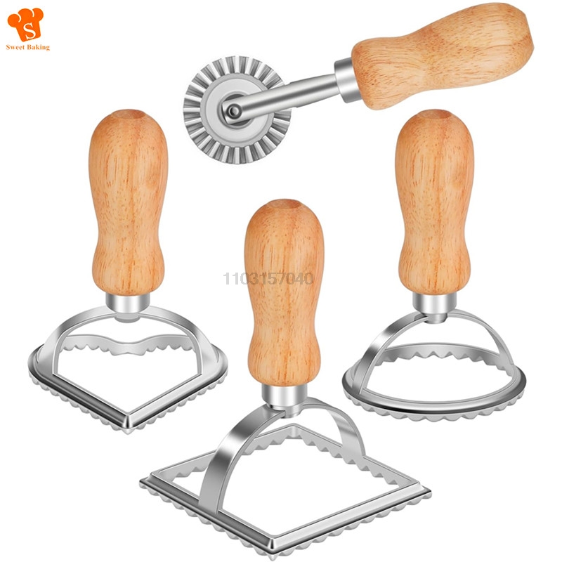 3/4Pcs Manual Pasta Molds Set  - Dumpling Press Set 评论和价格