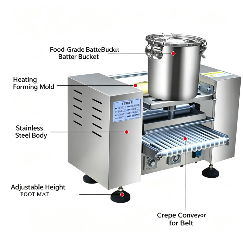 Automatic Mille Crepe Machine  - Spring Roll Wrapper 评论和价格