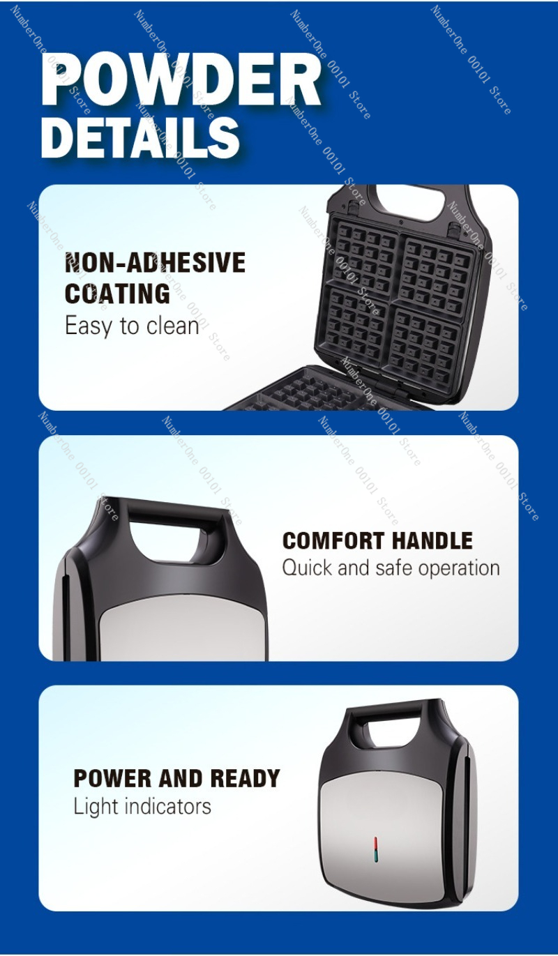 Household Small Multipurpose 3 - Waffle Cone Maker 评论和价格