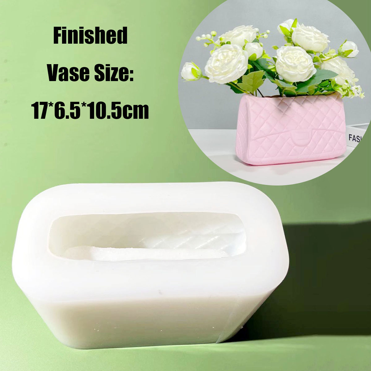 Luxury Handbag Vase Silicone M - Potsticker Mold 评论和价格