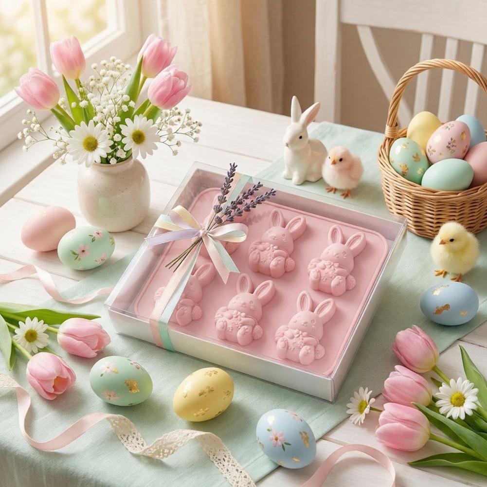 Easter Ice Tray Mold Easter Bu - Bunny Cake Mold 评论和价格
