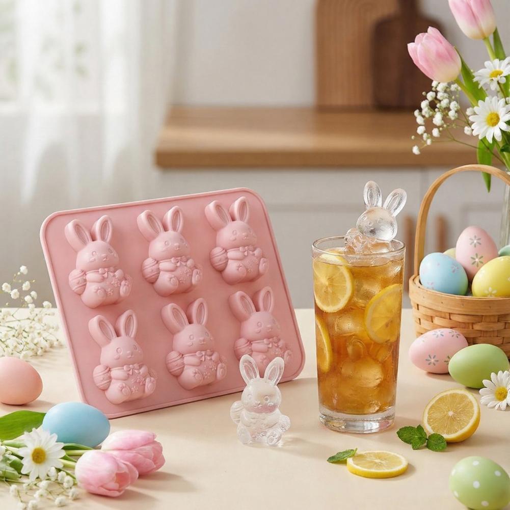 Easter Ice Tray Mold Easter Bu - Bunny Cake Mold 评论和价格