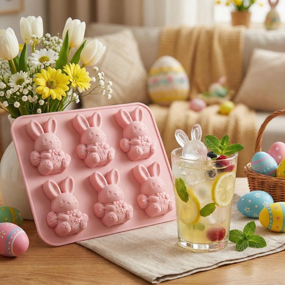 Easter Ice Tray Mold Easter Bu - Bunny Cake Mold 评论和价格