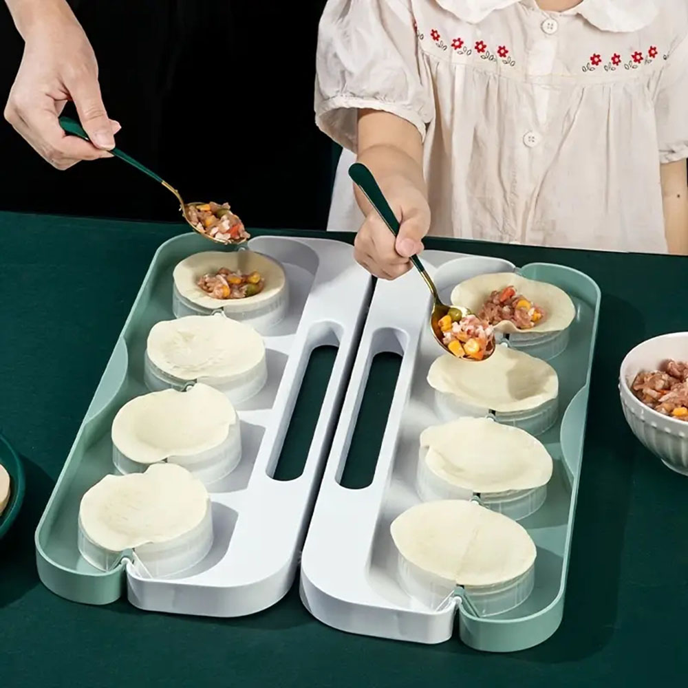 DIY Dumpling Maker 8-Grid Pres - Dumpling Press Set 评论和价格