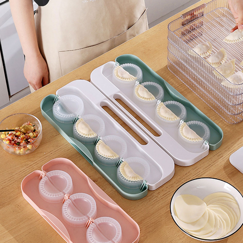 DIY Dumpling Maker 8-Grid Pres - Dumpling Press Set 评论和价格