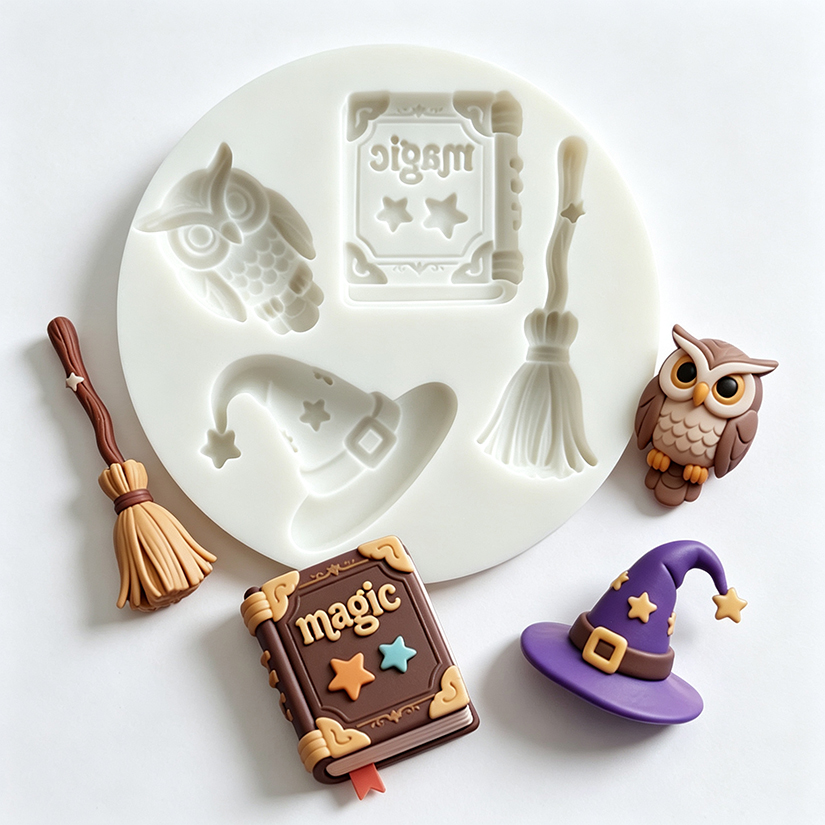 Magic Book Owl Silicone Sugarc - Bunny Cake Mold 评论和价格