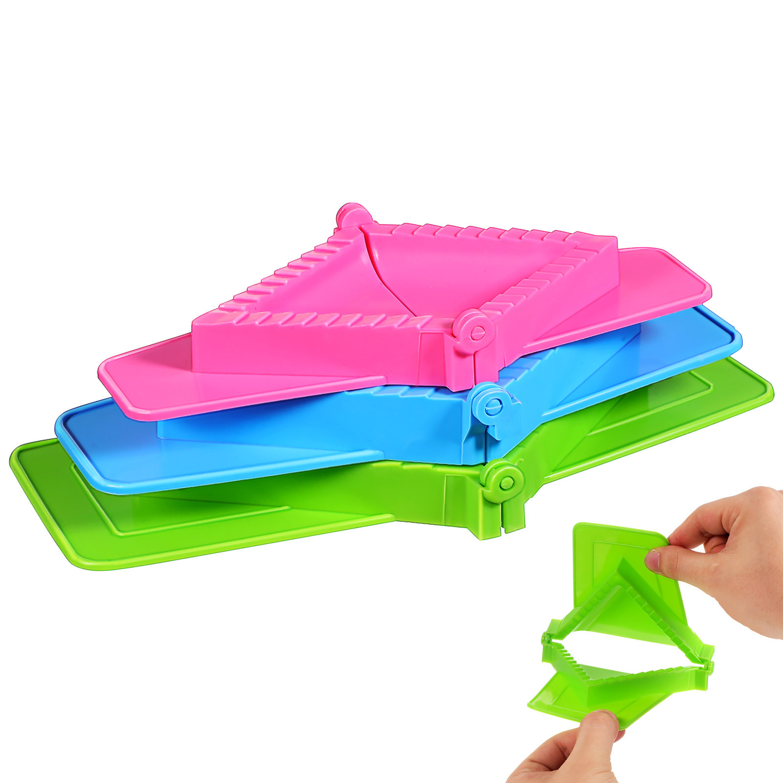 3Pcs Dumpling Mold Plastic Set - Dumpling Press Set 评论和价格