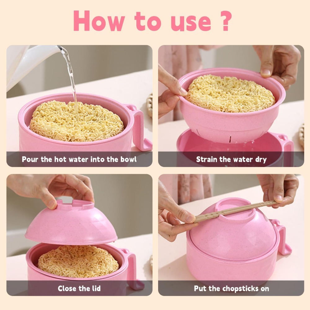 Microwave Ramen Bowl 6-Piece S - Dim Sum Basket 评论和价格