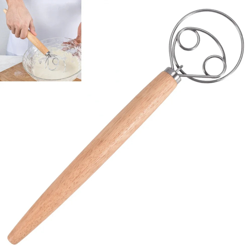 Large Hand Danish Dough Whisk  - Danish Pancake Pan 评论和价格