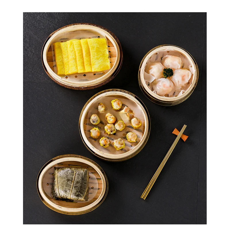 Chinese Bamboo Dimsum Lid Dump - Bao Steamer Bamboo 评论和价格