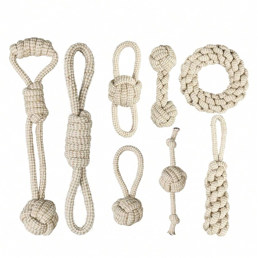 Natural Rope Dog Chew Toy - Su - Corn Dog Stick 评论和价格