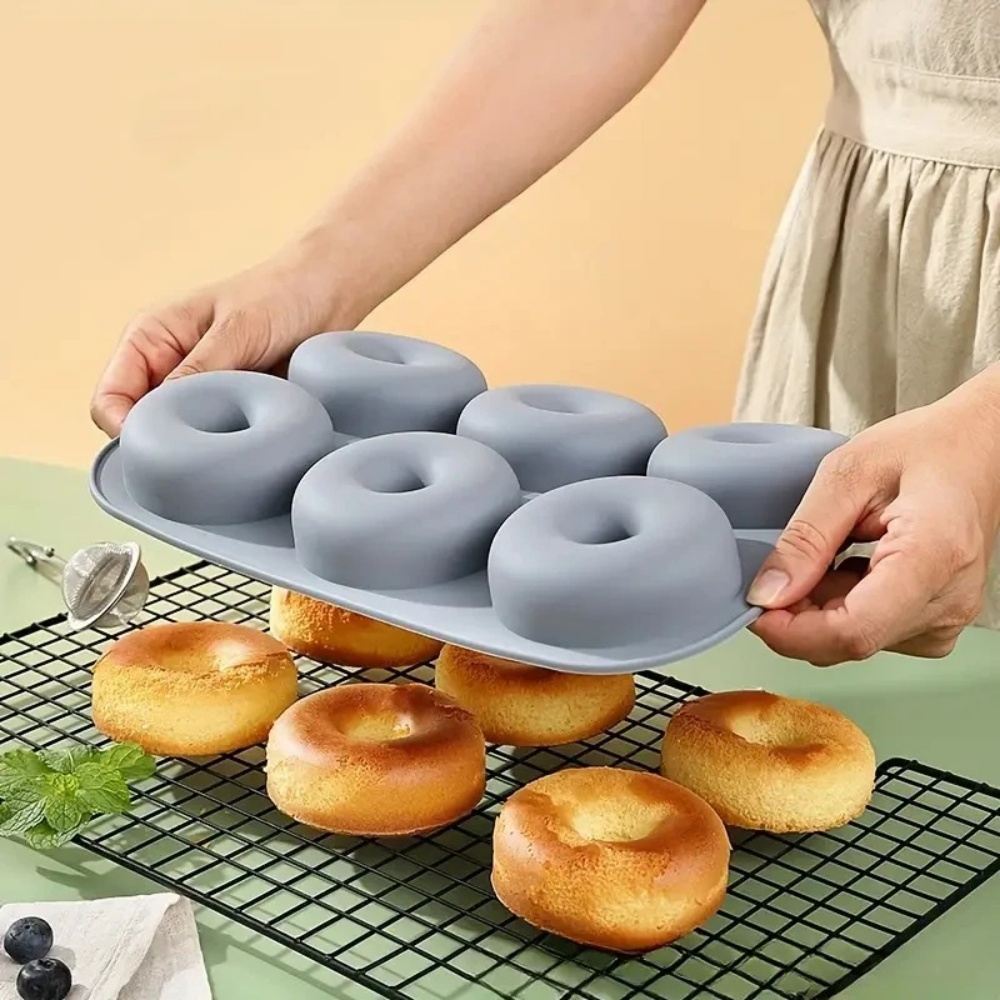 6Holes Baking Mold Food Grade  - Donut Mold Silicone 评论和价格