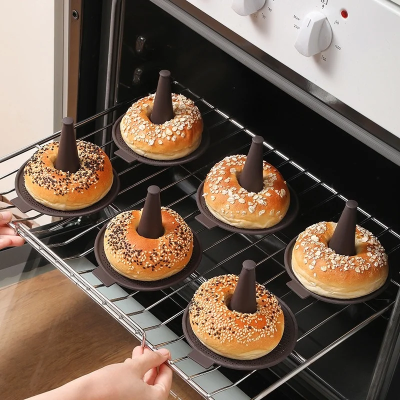6Pcs Baking Mold Bread Donut P - Donut Mold Silicone 评论和价格