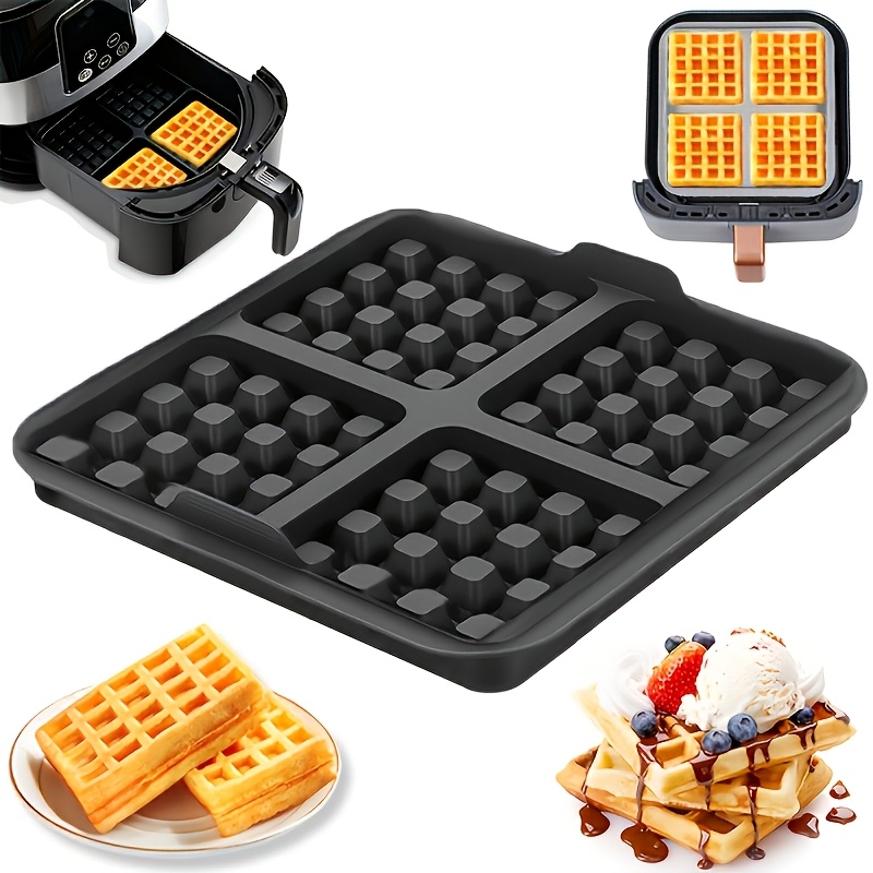 Square Waffle Mold, Non-Stick  - Egg Waffle Pan 评论和价格