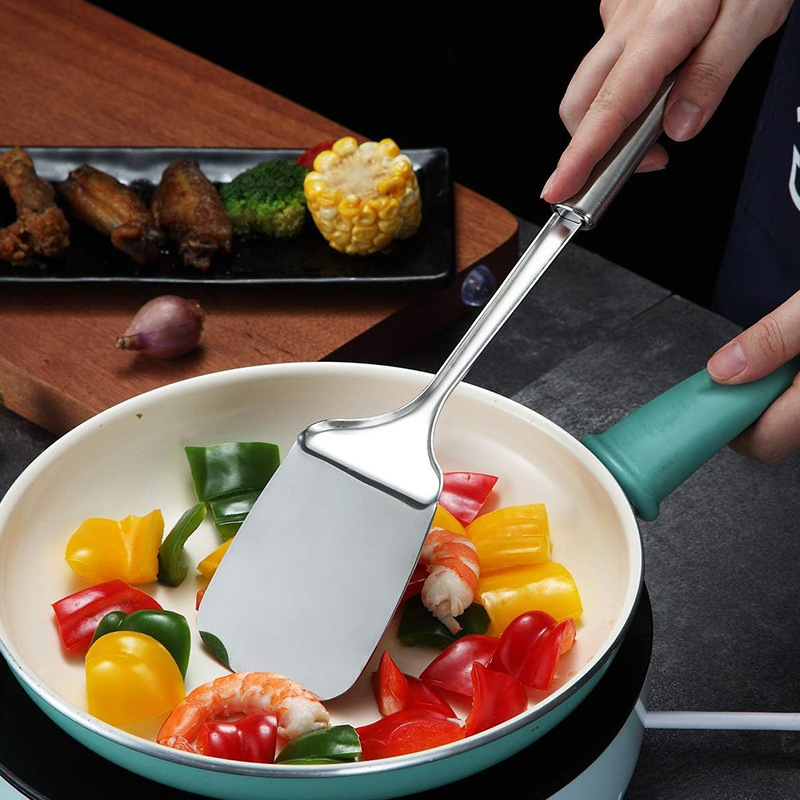Stainless Steel Turner Long Ha - Okonomiyaki Spatula 评论和价格
