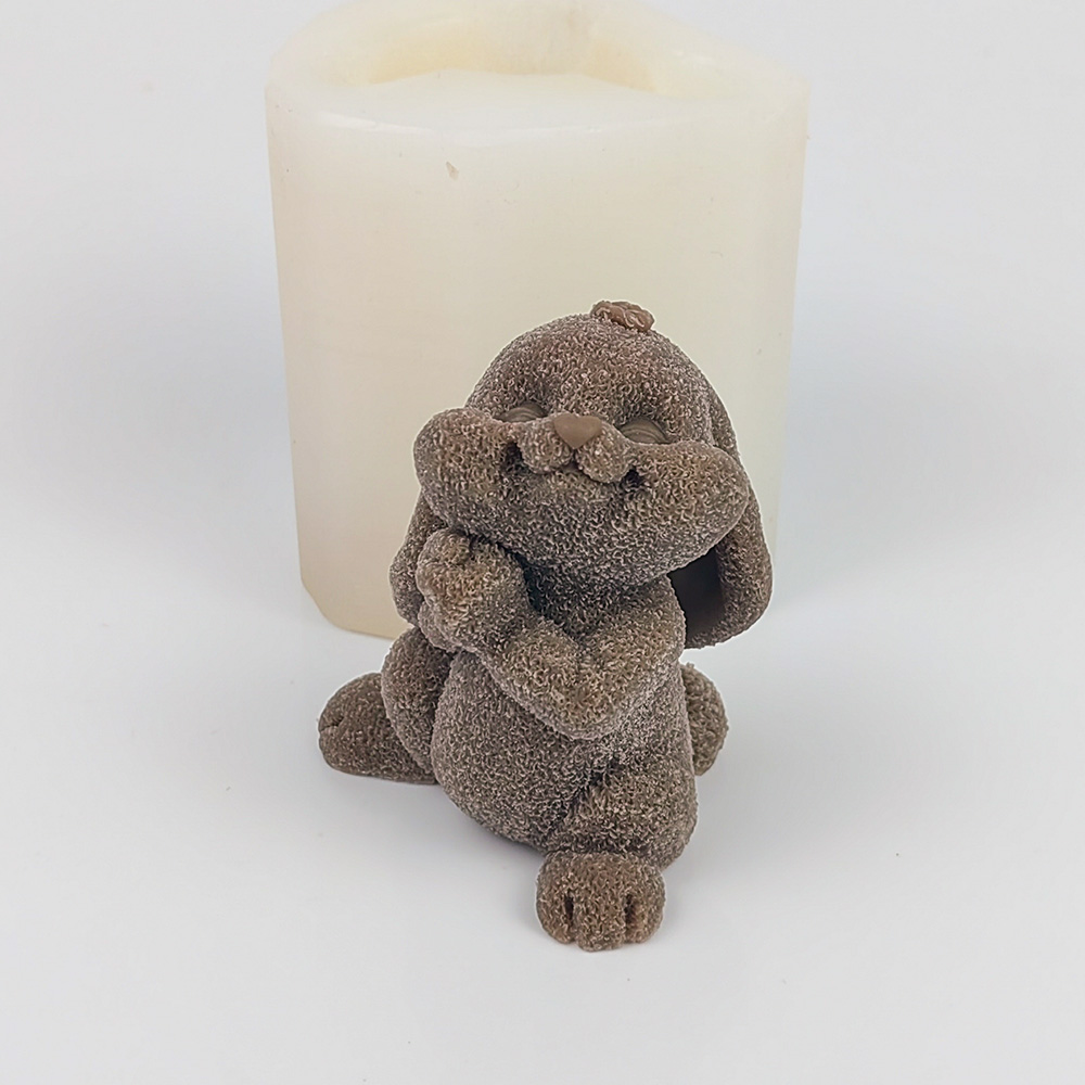 Praying Rabbit Moulds Soap Mol - Bunny Cake Mold 评论和价格