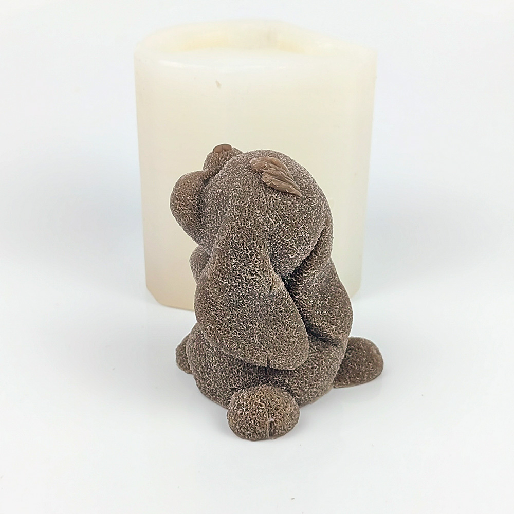 Praying Rabbit Moulds Soap Mol - Bunny Cake Mold 评论和价格