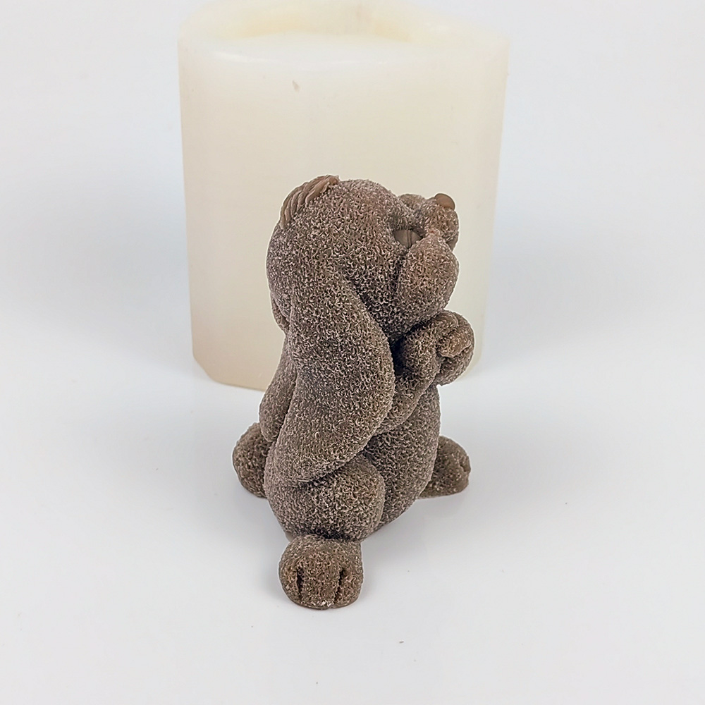 Praying Rabbit Moulds Soap Mol - Bunny Cake Mold 评论和价格