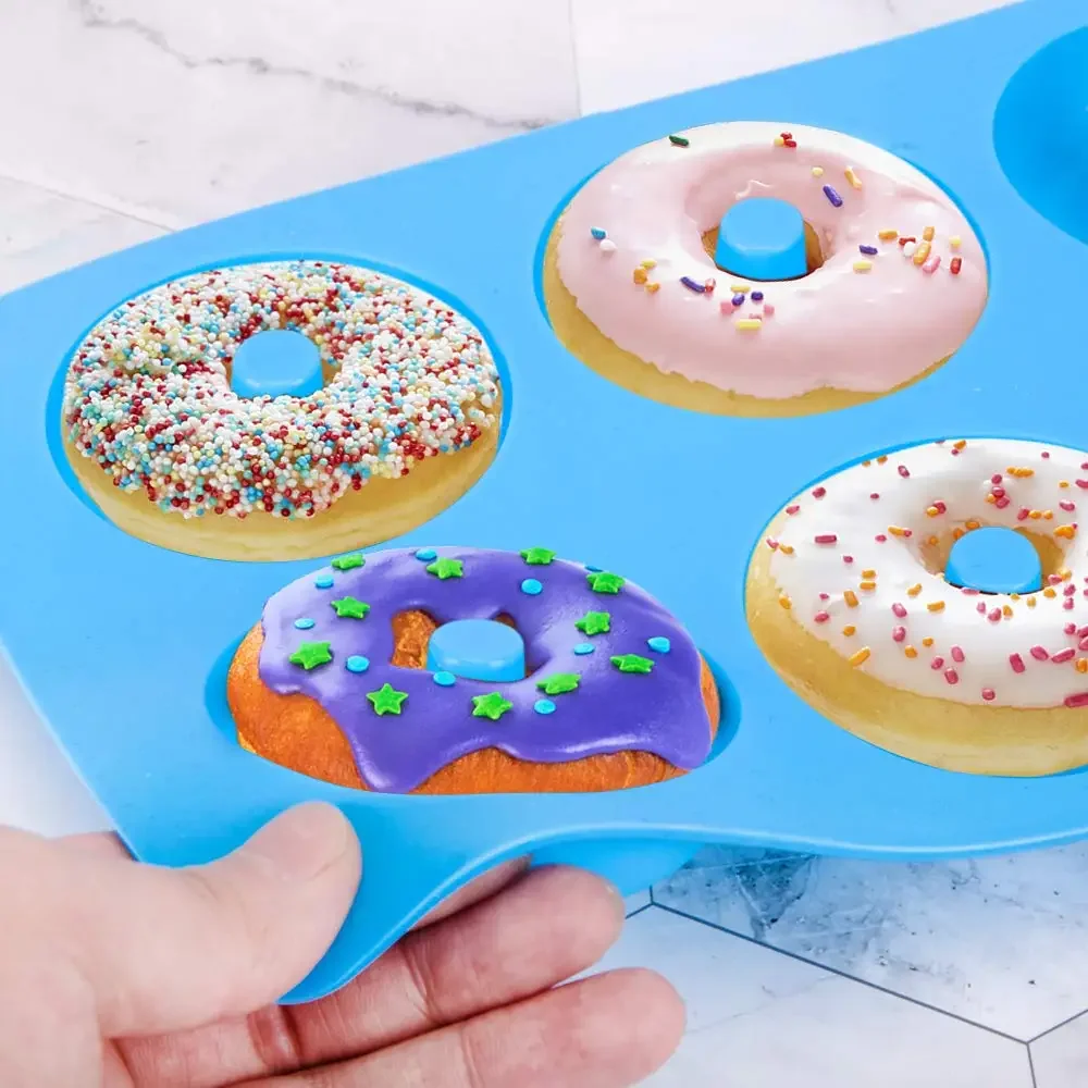 1/2pcs Silicone Muffins Donut  - Donut Mold Silicone 评论和价格