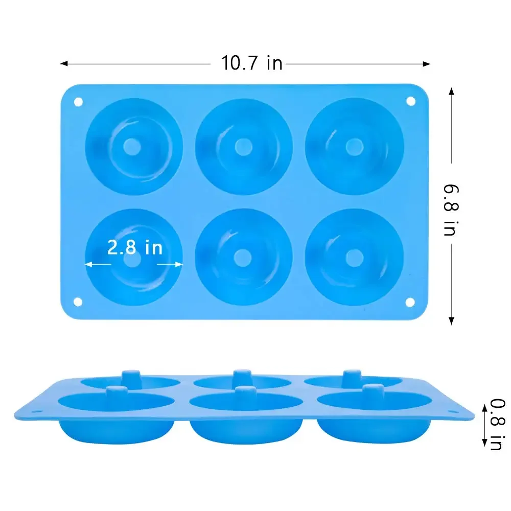 1/2pcs Silicone Muffins Donut  - Donut Mold Silicone 评论和价格