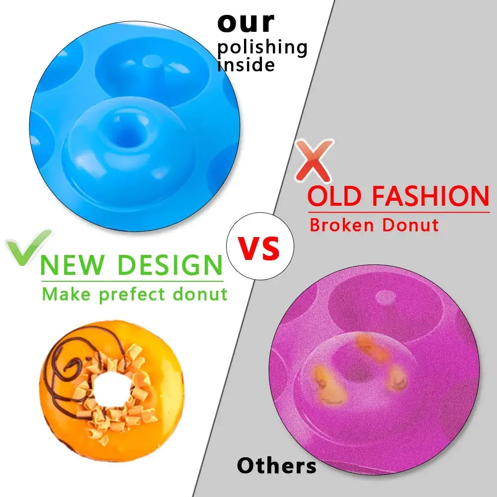 1/2pcs Silicone Muffins Donut  - Donut Mold Silicone 评论和价格