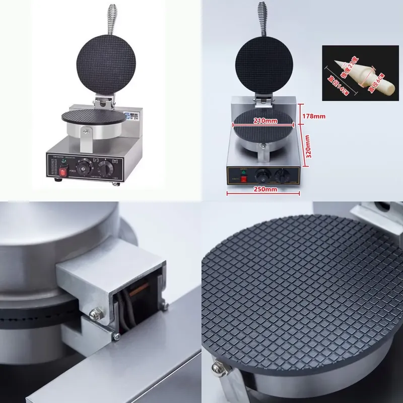 TEBAK Factory Snack Machines E - Waffle Cone Maker 评论和价格
