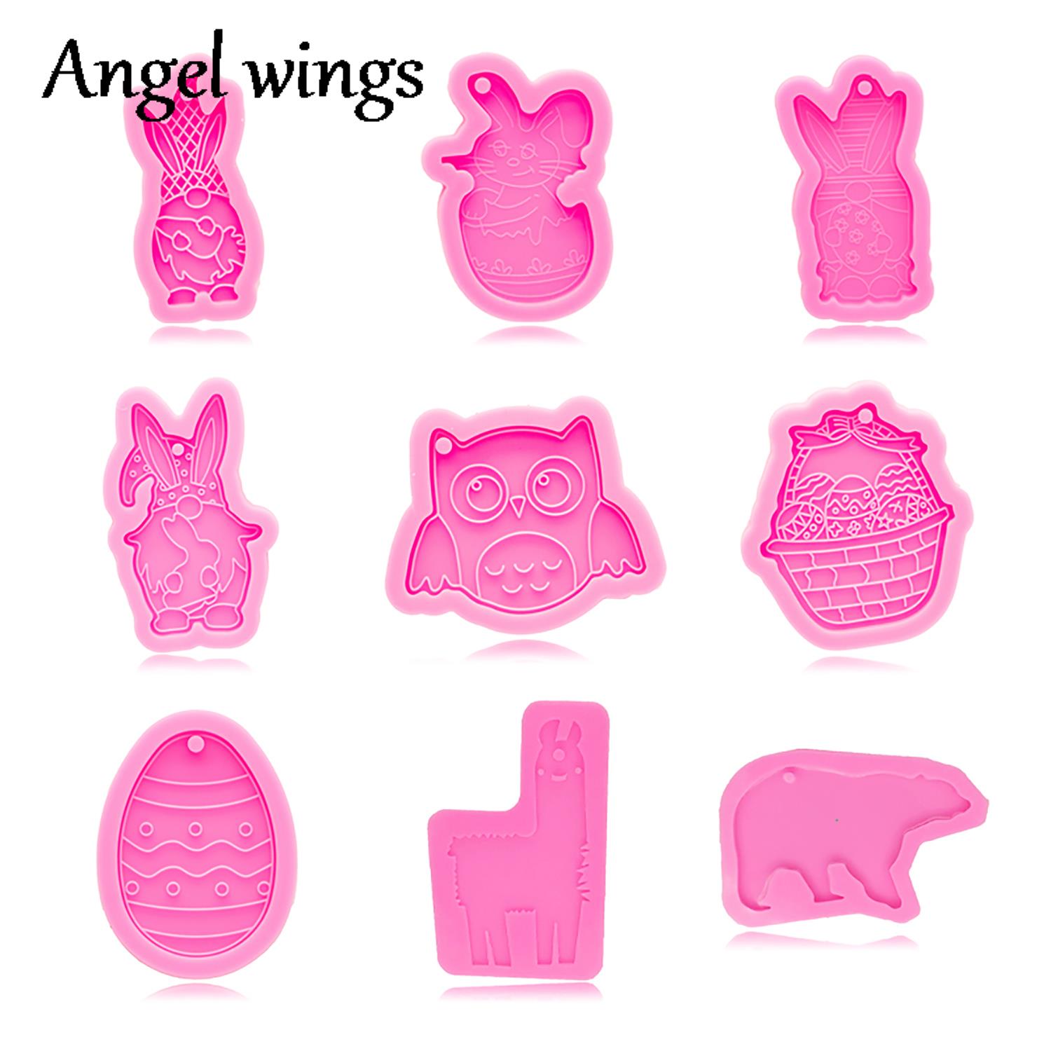 DY0943 Silicone Easter Bunny/E - Bunny Cake Mold 评论和价格