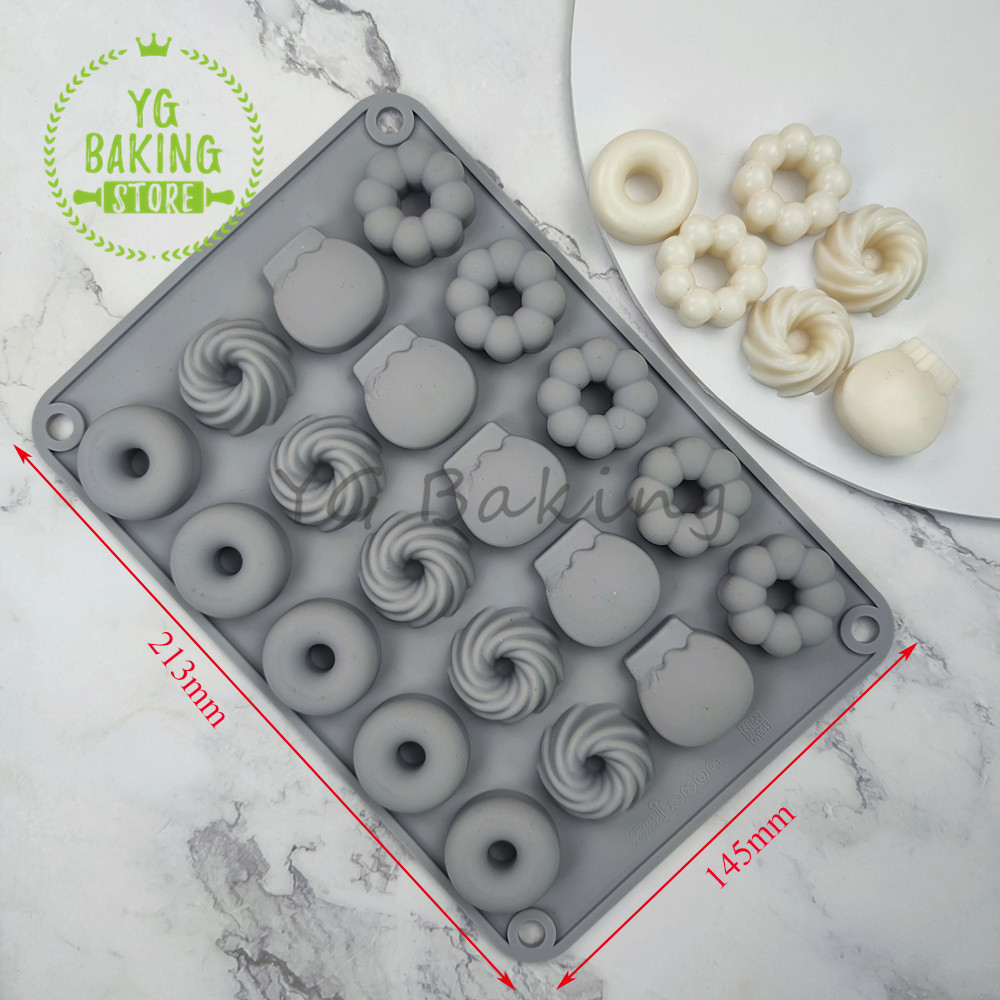 Dorica 3D Mini Donut Sawalin C - Donut Mold Silicone 评论和价格