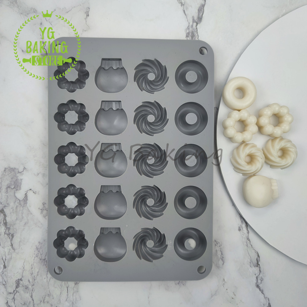 Dorica 3D Mini Donut Sawalin C - Donut Mold Silicone 评论和价格