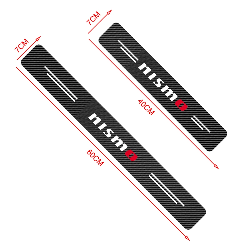 4Pcs Car Door Threshold Carbon - Crepe Pan Carbon 评论和价格