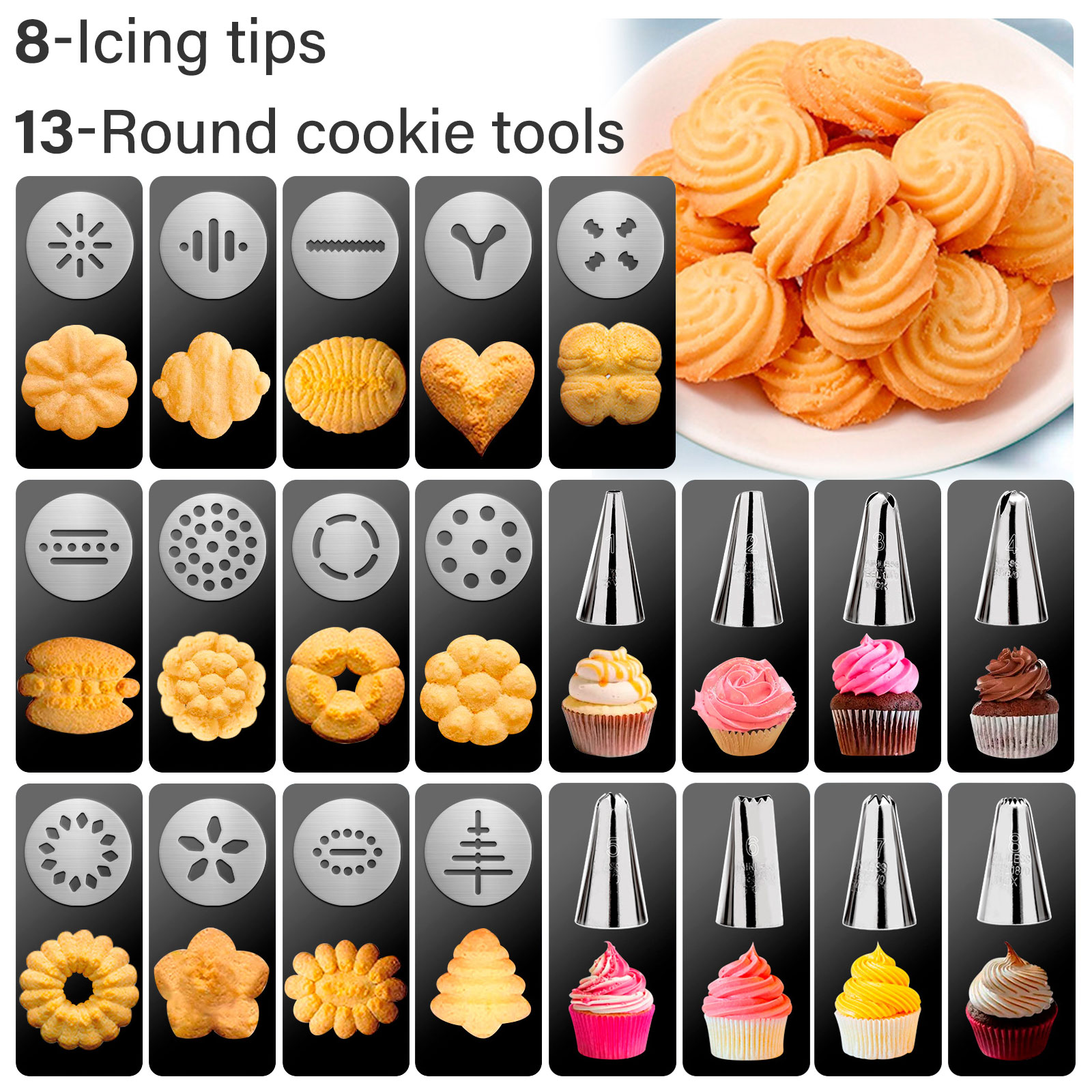 Cookie Maker Machine Stainless - Churros Maker Gun 评论和价格