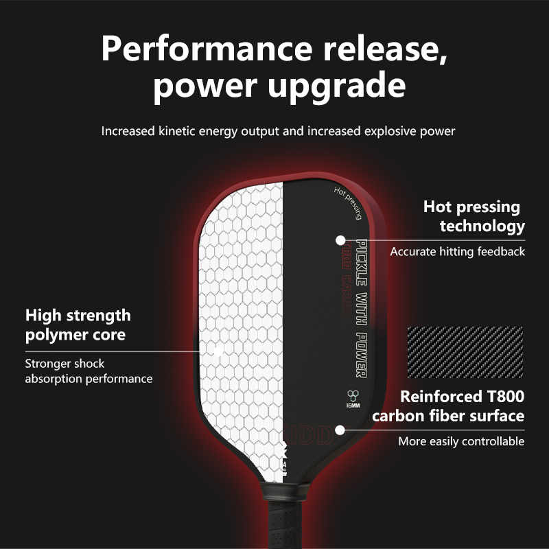 T800 Carbon Fiber Pickleball P - Crepe Pan Carbon 评论和价格
