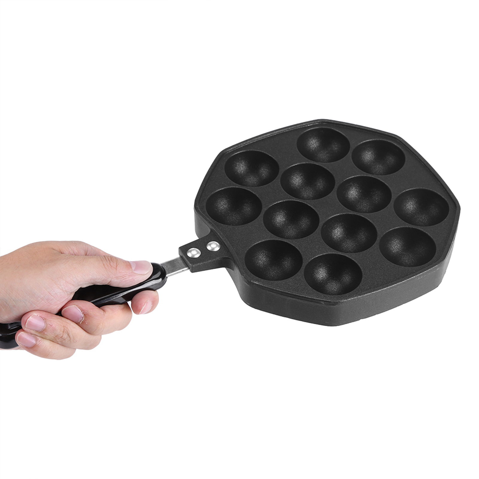 12 Cavity Aluminum Non Stick T - Takoyaki Grill Plate 评论和价格